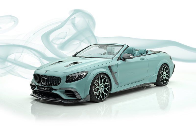 Кабриолет Mercedes-AMG S63 от Mansory - автомобиль с мятным тюнингом