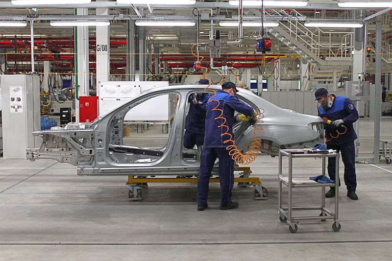 Экскурсия на завод Mercedes-Benz в России