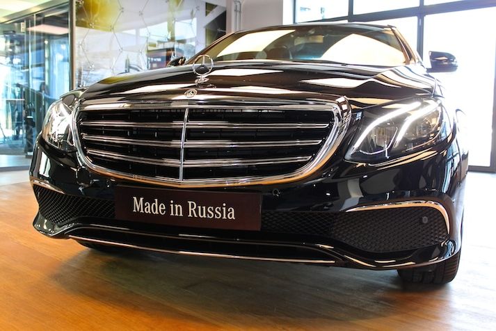 Открытие завода по производству легковых автомобилей Mercedes-Benz в Есипово (Московская область).