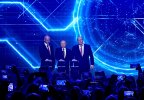 В.Путин, Д.Цетше и П.Альтмайер открывают завод Мерседес-Бенц Мануфэкчуринг Рус